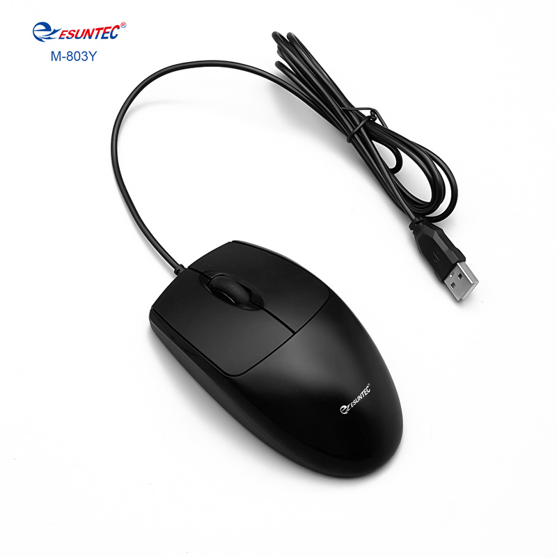 New Design  Customized Ergonomic Business Mouse USB Wired Office Mouse 3D Buttons Big Computer Mouse for Comfortable Work